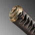 Nova Brown Clay Tempered Katana with Snake Fittings