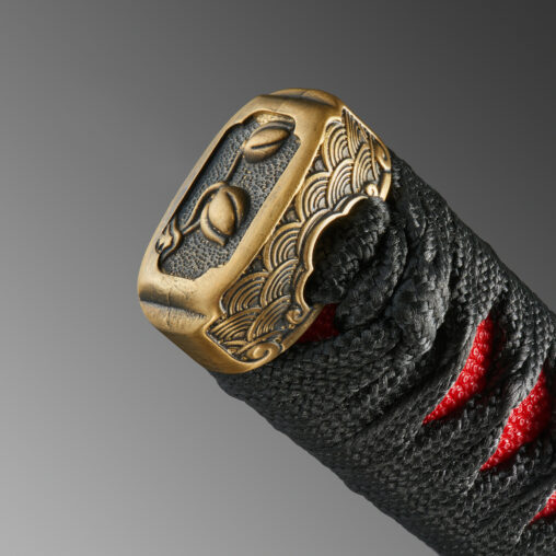 Nova Red 1095 High Carbon Steel Polished Nature Motif Katana