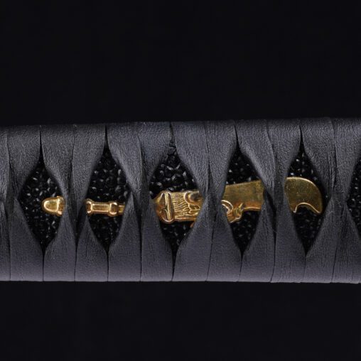 Nova Black Triple Chevron Black Samurai Katana Sword