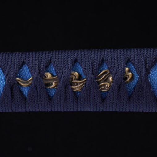 Blue Samegawa 1095 Carbon Steel Bohi Katana