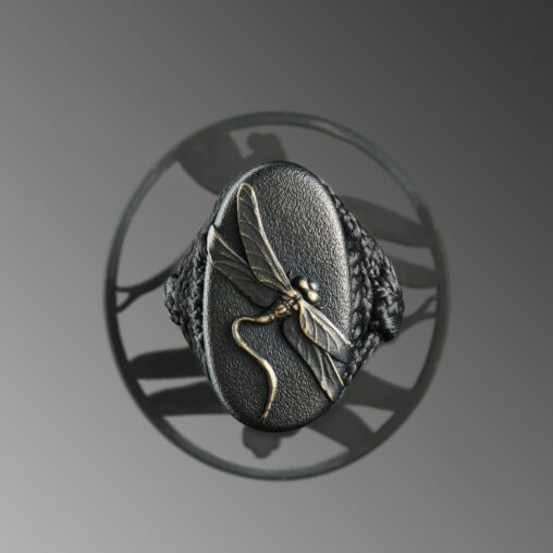 Nova Black and White Dragonfly Katana Sword