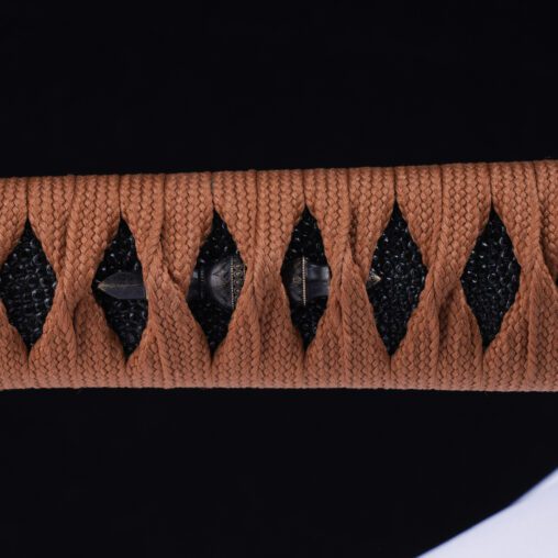 Nova Sun Burst Brown Katana 1095 Carbon Steel Hira Zukuri