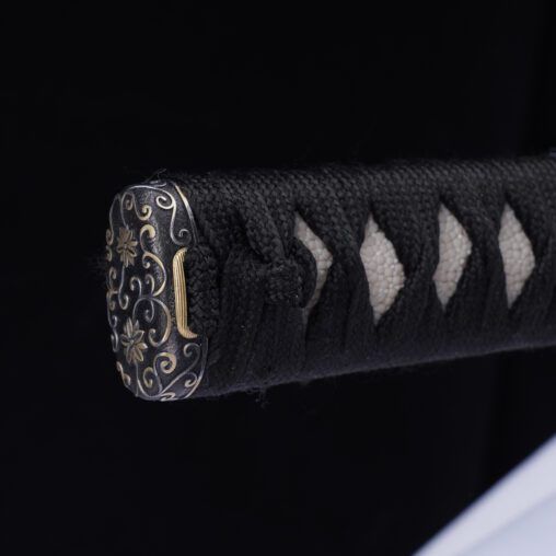 Nova Black and Red Kanmuriotoshi Zukuri Katana