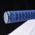 Anime Style Blue Leaf Motif Battle Ready Katana Sword
