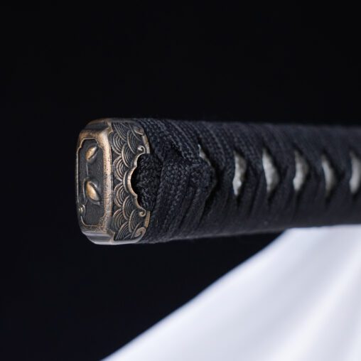 Black Dragon Tail Handguard Katana Usable for Cutting Practice
