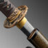 Nova Brown Clay Tempered Katana with Snake Fittings