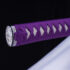Pink/Purple Katana 1095 Carbon Steel Clay Tempered