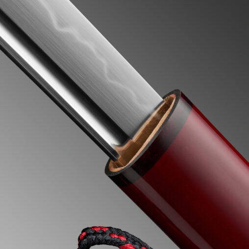 Nova Red 1095 High Carbon Steel Polished Nature Motif Katana