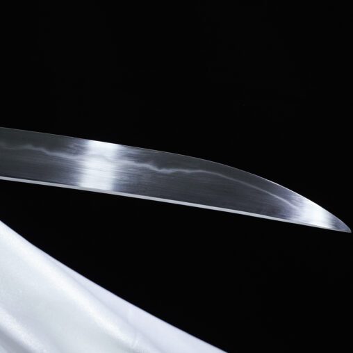 Red Fantasy Katana 1095 Clay Tempered with Gunome Hamon