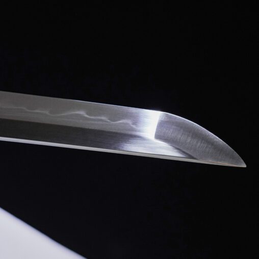 Brown Clay Tempered Katana with Snake Fittings