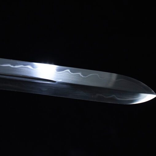 Purple Dragon Katana Double-Edged Kissaki Moroha