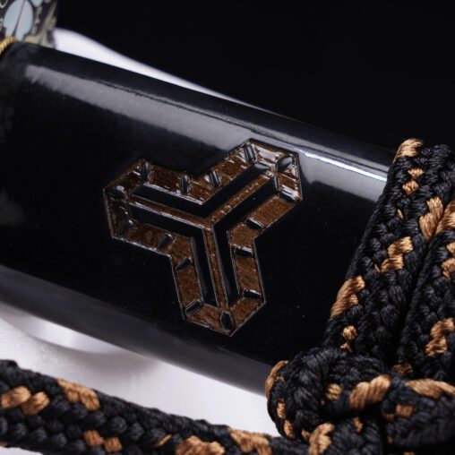 Nova Black Triple Chevron Black Samurai Katana Sword