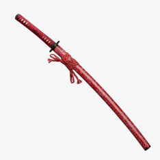 Nova Red Bamboo Battle Ready Target Practice Katana Cutter