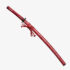 Nova Red Bamboo Battle Ready Target Practice Katana Cutter