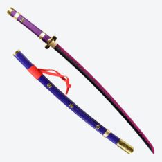 One Piece Enma Sword - T10 Steel Katana (Purple and Blue)