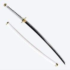 One Piece Zoro Wado Ichimonji Katana - 1095 Clay Tempered