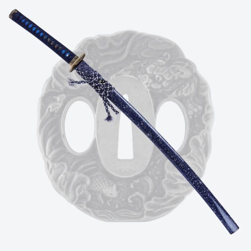 Blue Samegawa 1095 Carbon Steel Bohi Katana