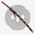 Brown Striped 1095 Carbon Steel Katana
