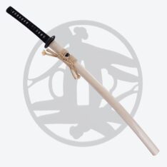 Nova Black and White Dragonfly Katana Sword