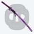 Purple Dragon Katana Double-Edged Kissaki Moroha