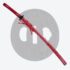 Red Bamboo Battle Ready Target Practice Katana Cutter