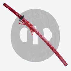 Nova Red Bamboo Battle Ready Target Practice Katana Cutter