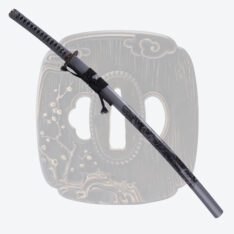 Grey Dragon Katana with Dragonfly Fititings | Clay Tempered 1095