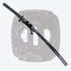 Nova Grey Dragon Katana with Dragonfly Fititings | Clay Tempered 1095