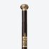 Gold Dragon Cloud Round Pommel Cane Sword | Ebony Darkwood and Damascus Steel