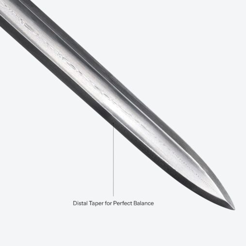 Gold Lion Cane Sword | Ebony Darkwood and Damascus Steel Blade