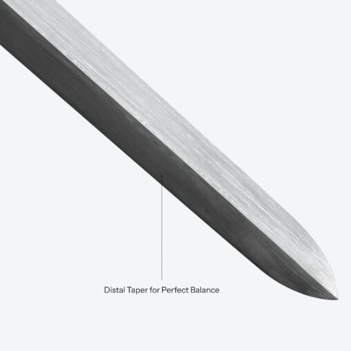 Red Derby Handle Cane Sword | Redwood and Damascus Steel