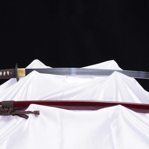 Nova Red Fantasy Katana 1095 Clay Tempered with Gunome Hamon