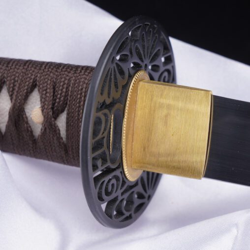 Nova Red Fantasy Katana 1095 Clay Tempered with Gunome Hamon