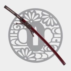 Nova Red Fantasy Katana 1095 Clay Tempered with Gunome Hamon