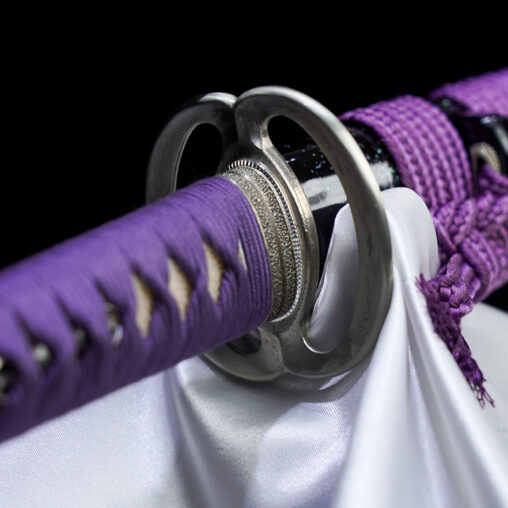 Musashi Koshirae Nagamaki-Zukuri Silver Plated Fittings
