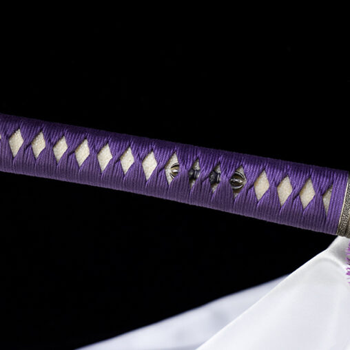 Musashi Koshirae Nagamaki-Zukuri Silver Plated Fittings