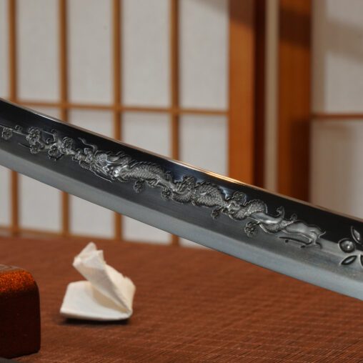 Luxury Horimono Sakura Koshirae Katana