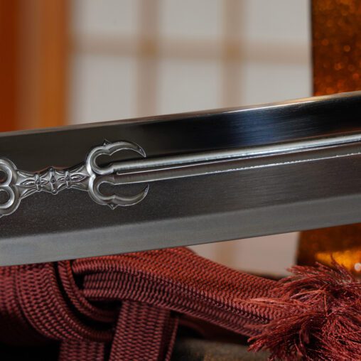 Luxury Horimono Sakura Koshirae Katana
