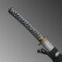 Nova Grey Dragon Katana with Dragonfly Fititings | Clay Tempered 1095