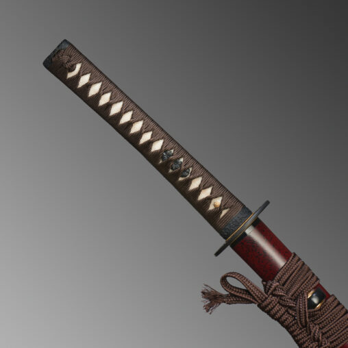 Nova Red Fantasy Katana 1095 Clay Tempered with Gunome Hamon