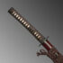 Nova Red Fantasy Katana 1095 Clay Tempered with Gunome Hamon