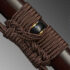 Nova Brown Antiqued Sea Wave Battle Ready Katana Sword