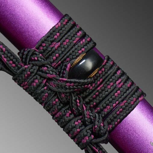 Nova Purple Dragon Katana Double-Edged Kissaki Moroha