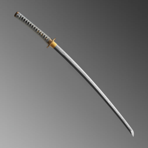 Nova Grey Dragon Katana with Dragonfly Fititings | Clay Tempered 1095