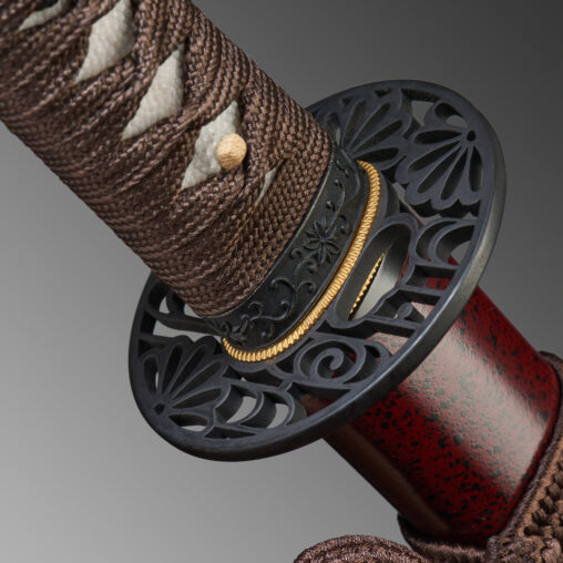 Nova Red Fantasy Katana 1095 Clay Tempered with Gunome Hamon