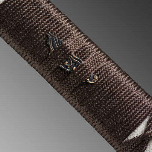 Nova Brown Antiqued Sea Wave Battle Ready Katana Sword