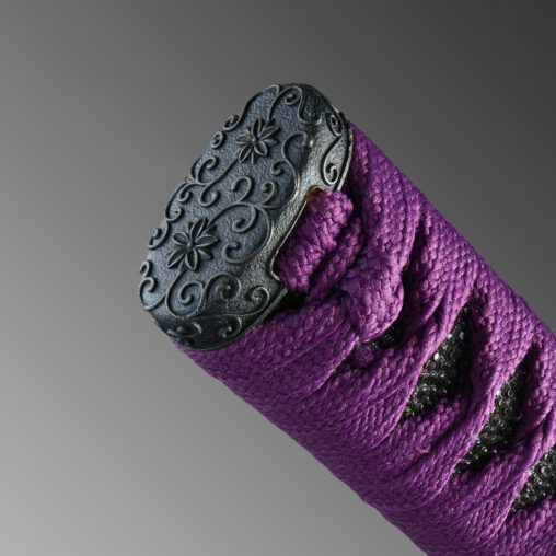 Nova Purple Dragon Katana Double-Edged Kissaki Moroha
