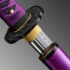 Nova Purple Dragon Katana Double-Edged Kissaki Moroha