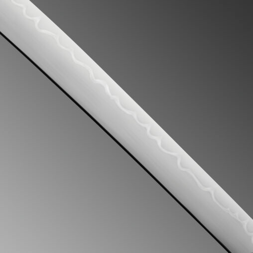 Nova Red Fantasy Katana 1095 Clay Tempered with Gunome Hamon