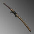 Nova Brown Clay Tempered Katana with Snake Fittings
